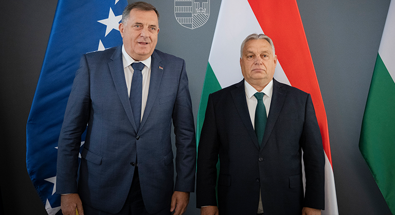 Orbán Viktor és Milorad Dodik