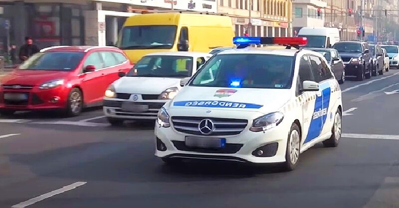magyar rendőrség autó forgalom