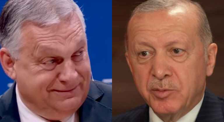 Orbán Viktor és Recep Tayyip Erdoğan