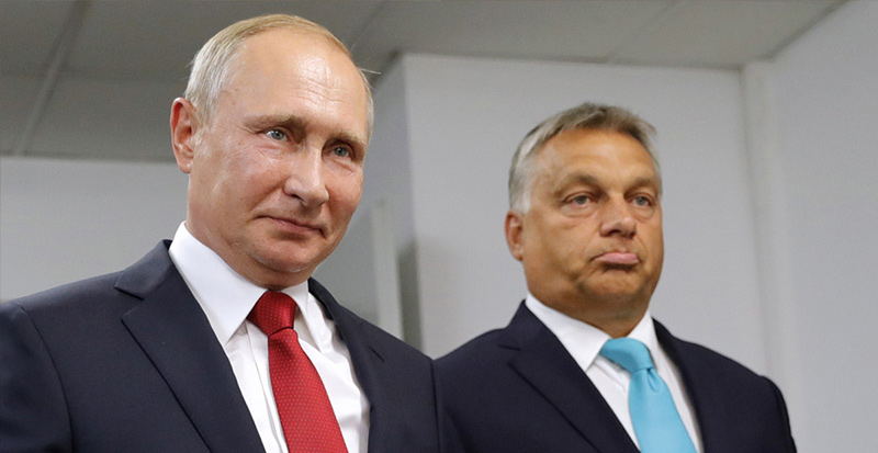 Vlagyimir Putyin és Orbán Viktor