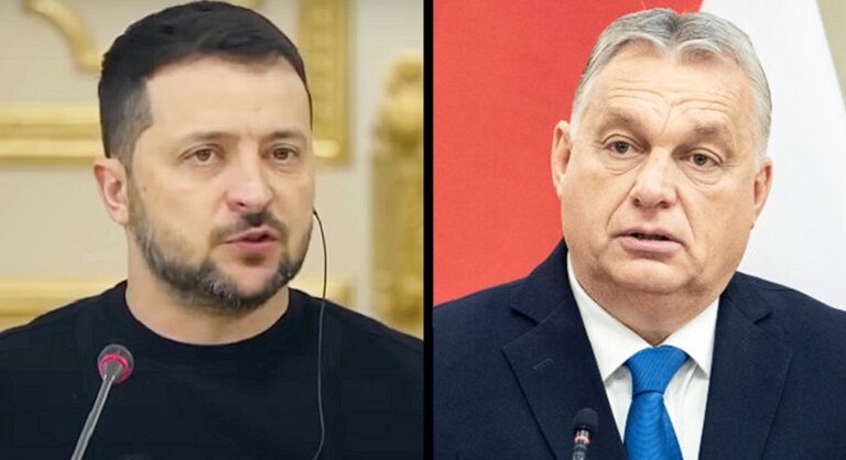 Orbán Viktor és Volodimir Zelenszkij
