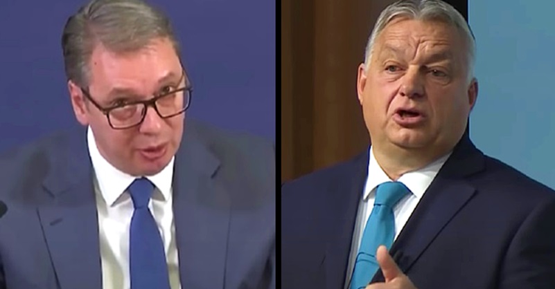 Aleksandar Vucic és Orbán Viktor