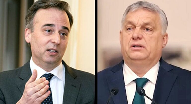 David Pressman és Orbán Viktor
