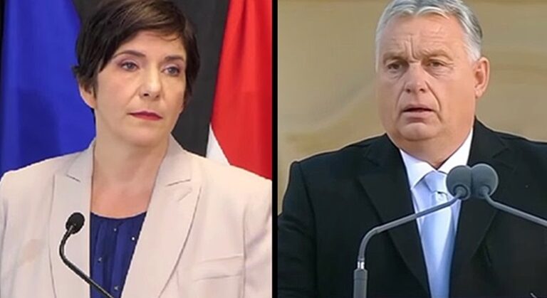 Dobrev Klára és Orbán Viktor