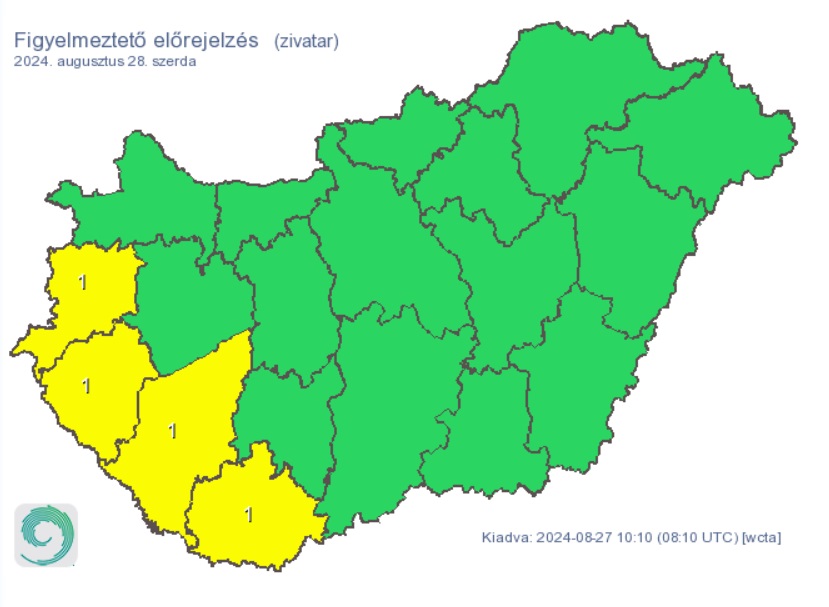 zivatarok, eső, zápor, térkép, meteorológia, időjárás, előrejelzés