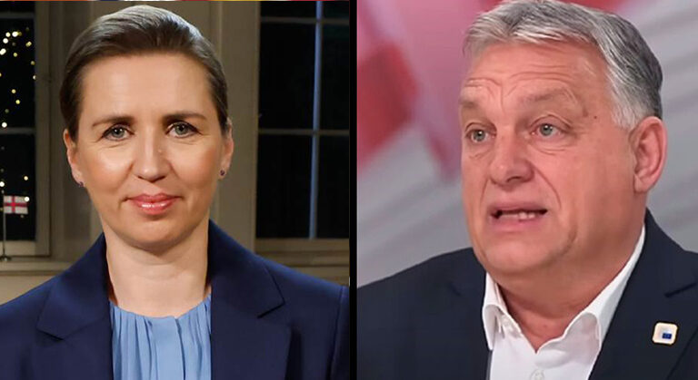 Mette Frederiksen Orbán Viktor