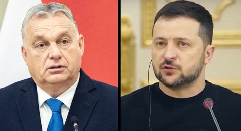 Orbán Viktor és Volodimir Zelenszkij