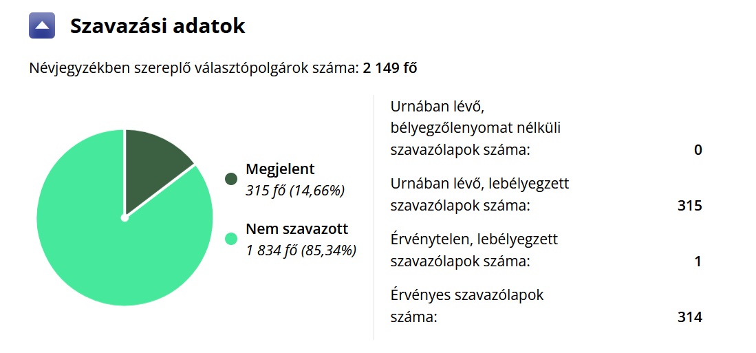 Ajkai időközi választás részvétel