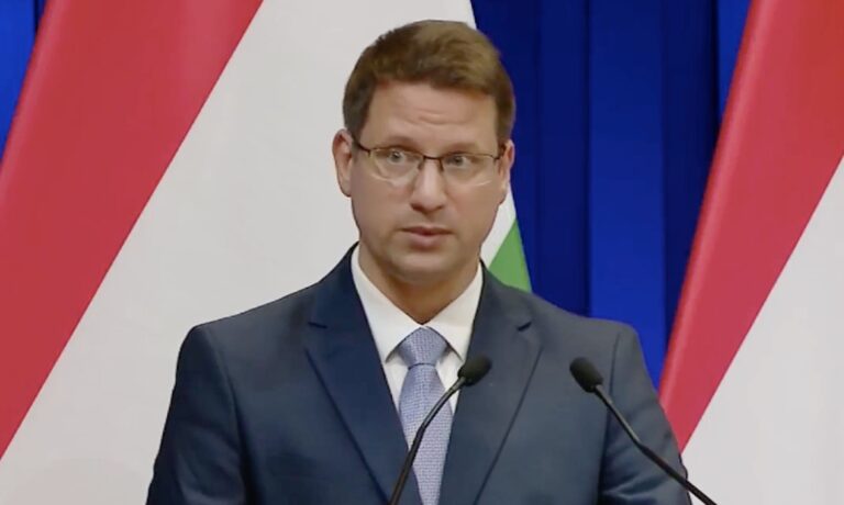 Gulyás Gergely kormányinfó