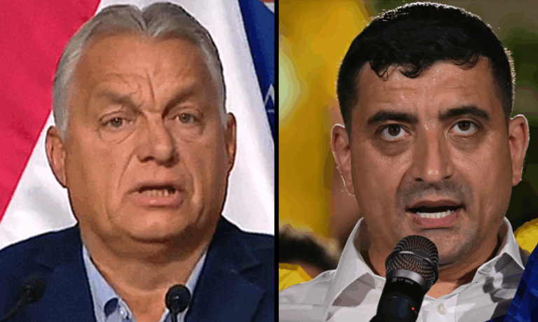 Mi folyik itt? Orbán fotójával kampányol a magyargyűlölő elnökjelölt Romániában