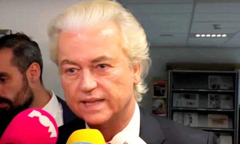 Geert Wilders nyilatkozik